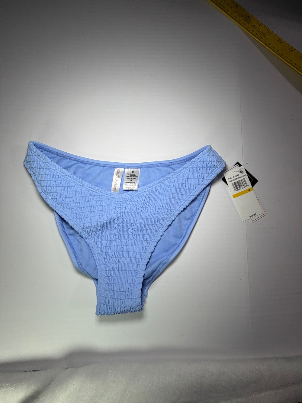 Salt + Cove Cornflower Blue Smocked Bikini Bottom